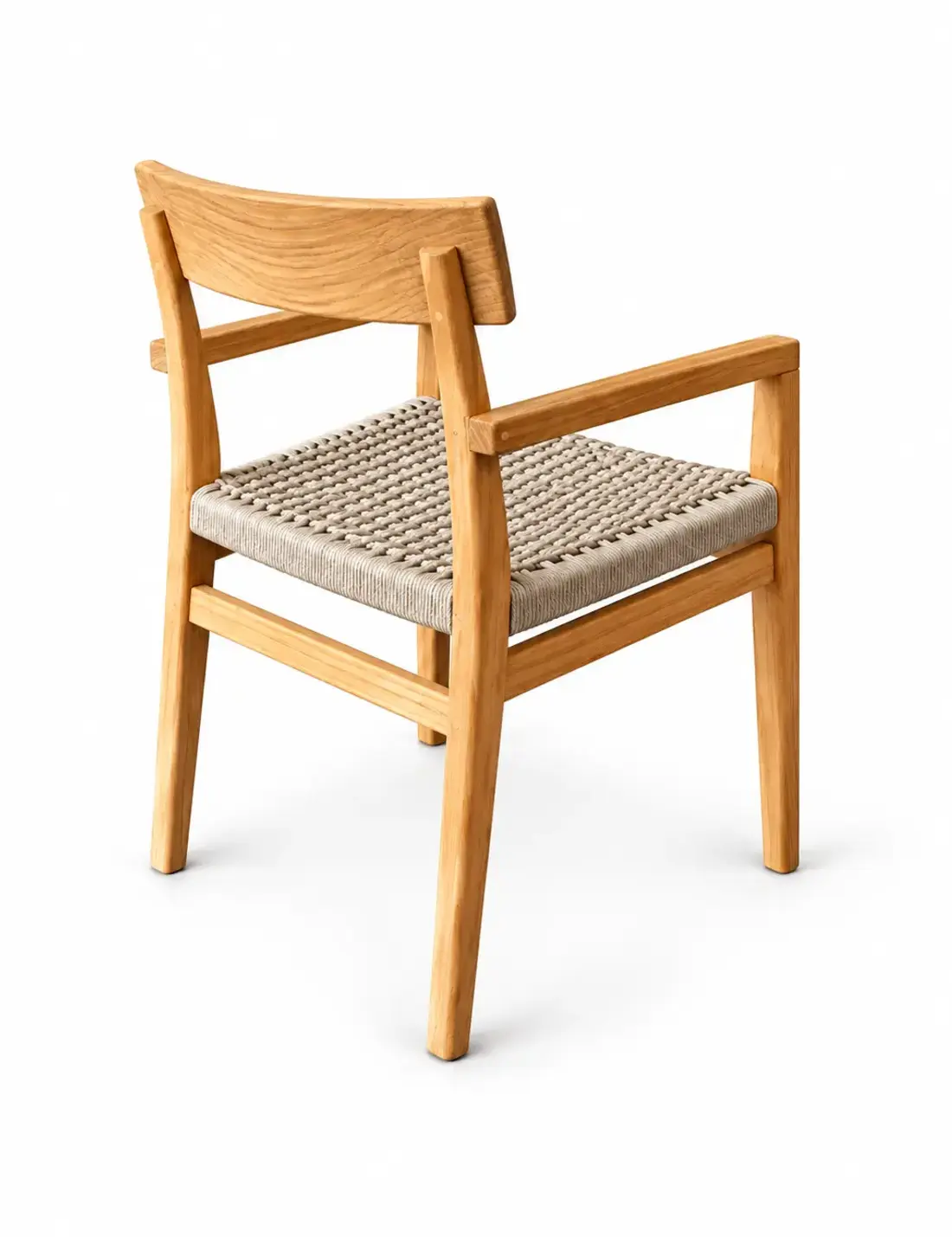 Kera dining chair med armlæn · Bagfra · trekvart profil